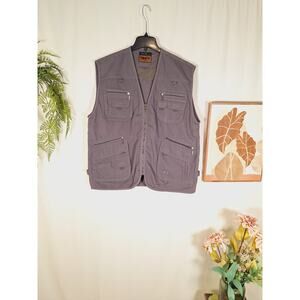 KLNU Men's Vintage Outdoors Fishing and Hunting Vest XXL